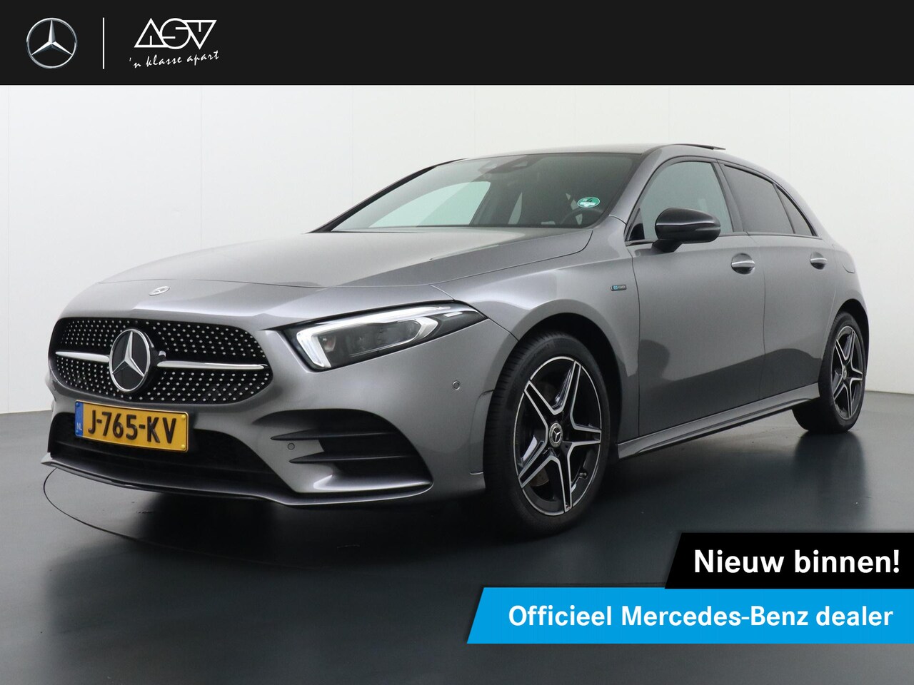 Mercedes-Benz A-klasse - 250 e AMG Business Solution Limited | Panorama - Schuifdak | Sfeerverlichting | Memory Sea - AutoWereld.nl