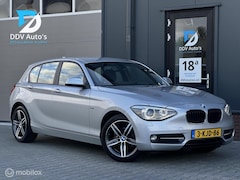 BMW 1-serie - 114i/102pk|Sport Line|2013|NAP|Cruise|Stoelverw.|17"LMV|PDC|Leder|Navi|Airco|5drs