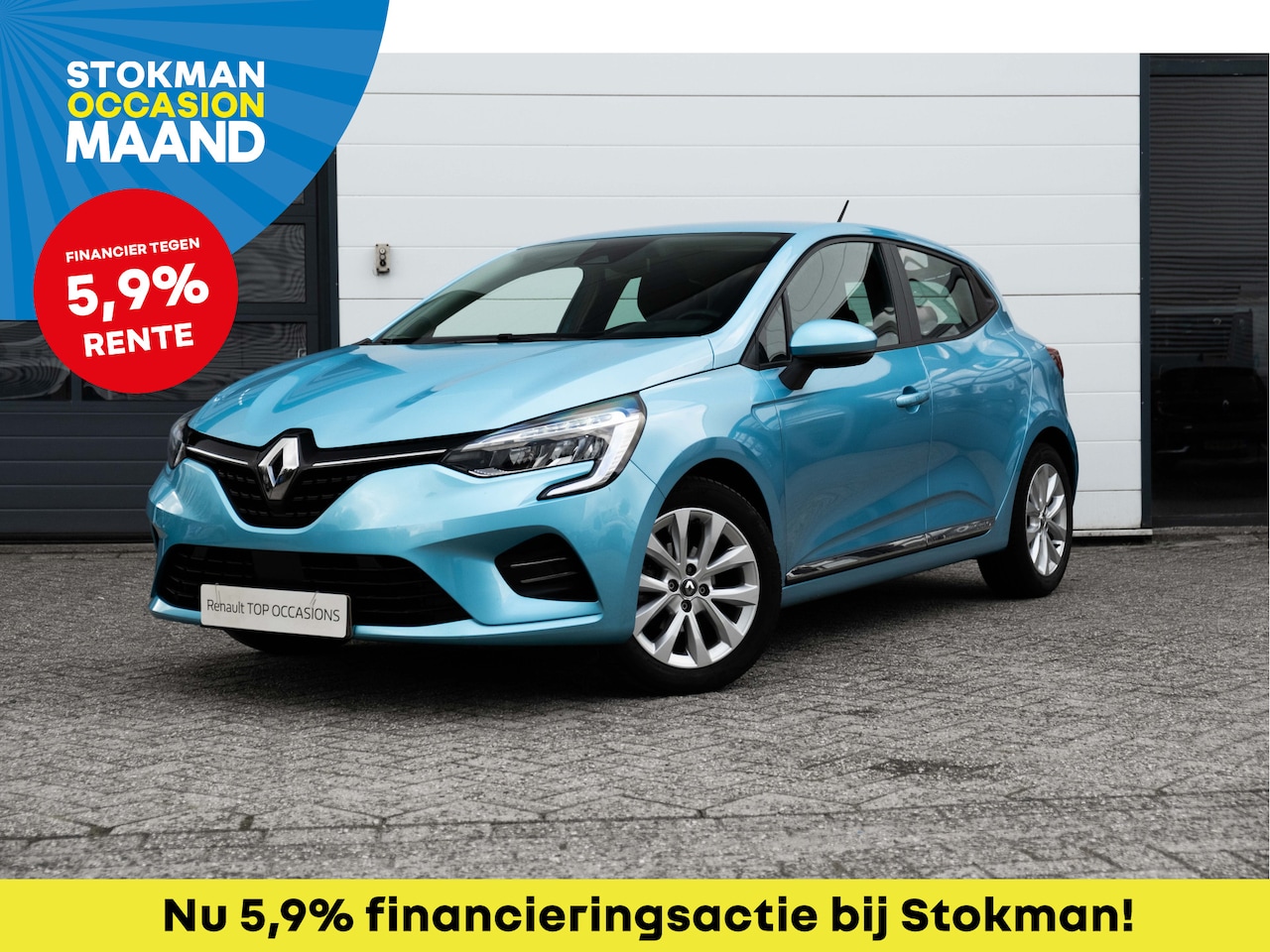 Renault Clio - 1.0 TCe Zen | reservewiel | parkeersensoren achter | LM velgen | airco | incl. Bovag rijkl - AutoWereld.nl