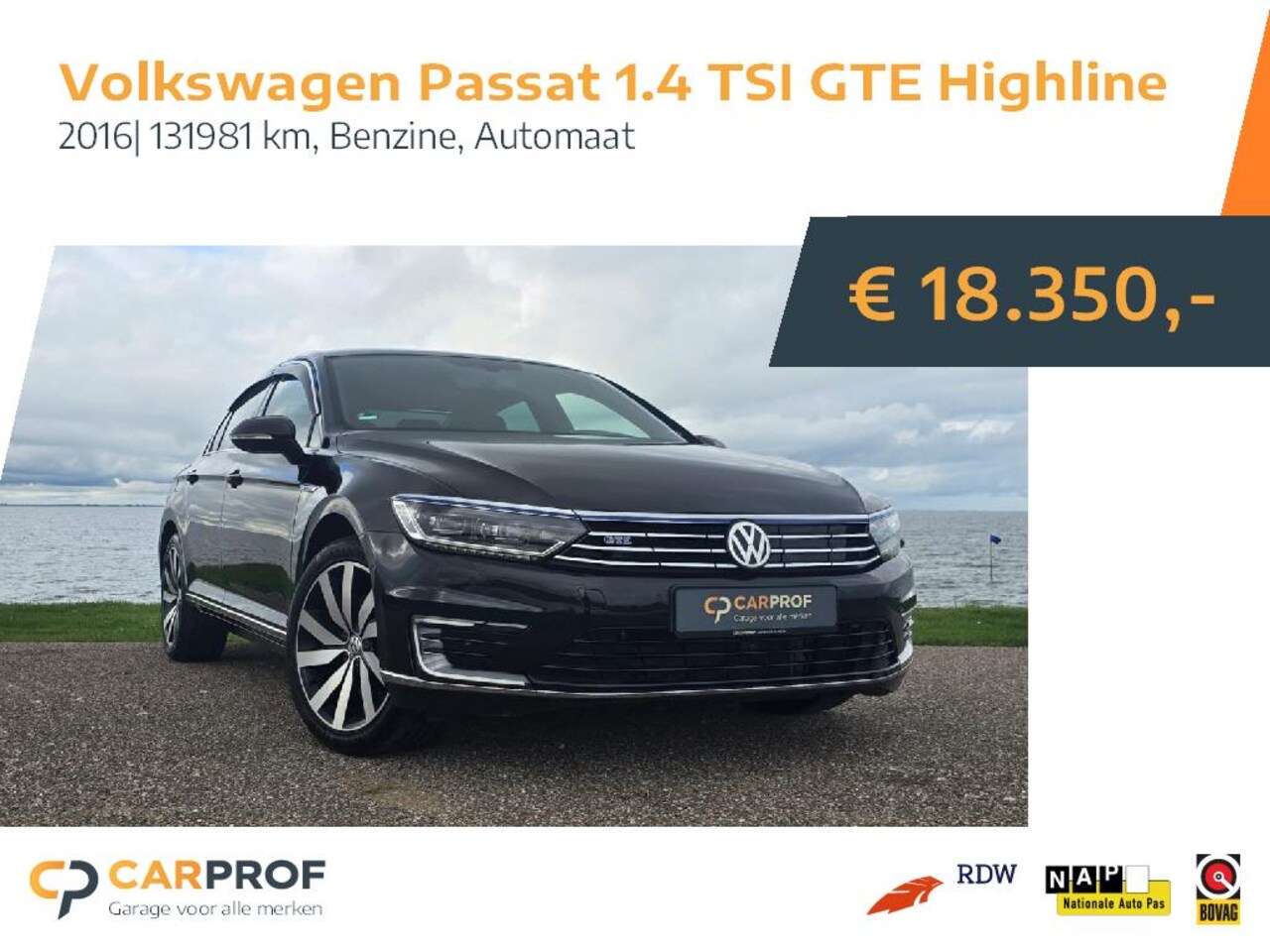 Volkswagen Passat - 1.4 TSI GTE Highline 1.4 TSI GTE Highline - AutoWereld.nl