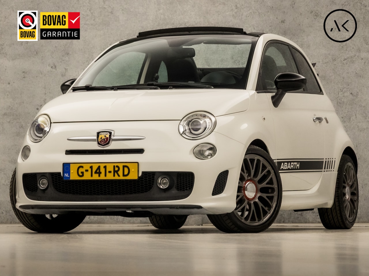 Fiat 500 C - 1.4-16V Abarth 141Pk Automaat (KUIPSTOELEN, ZWART HEMEL, XENON, PARKEERSENSOREN, FLIPPERS, - AutoWereld.nl