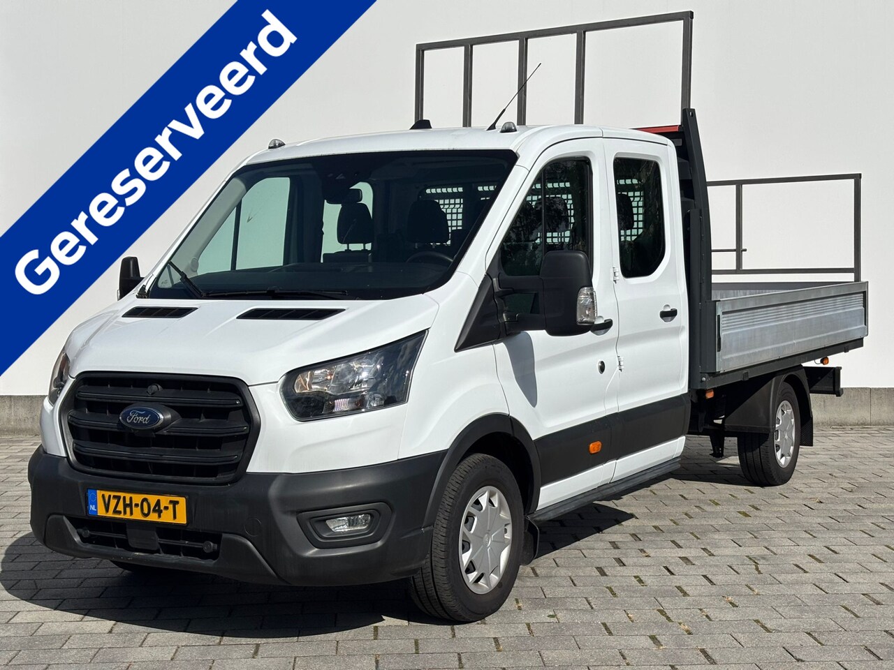 Ford Transit - 350 2.0 TDCI L3H1 DC Trend RWD 7PERSOONS I OPEN LAADBAK | Dubbele Cabine I Airco I Cruise - AutoWereld.nl