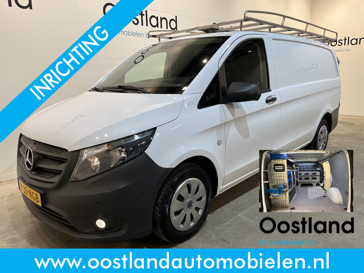 Mercedes-Benz Vito - 114 CDI Lang Servicebus / Sortimo Inrichting / Euro 6 / Airco / Cruise Control / Camera / - AutoWereld.nl