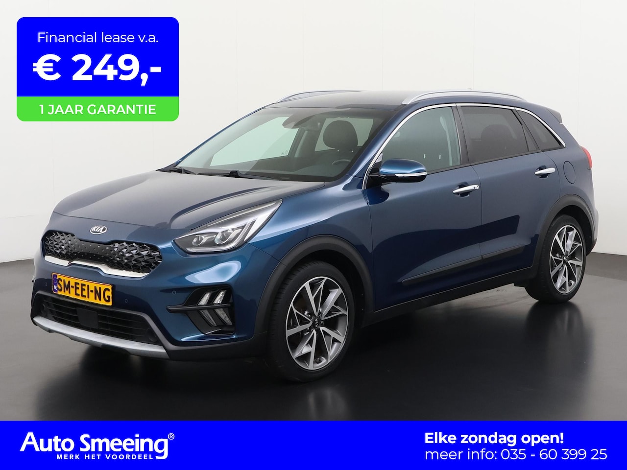 Kia Niro - 1.6 GDi Hybrid DynamicPlusLine | Leder | 18'' | Zondag Open! - AutoWereld.nl