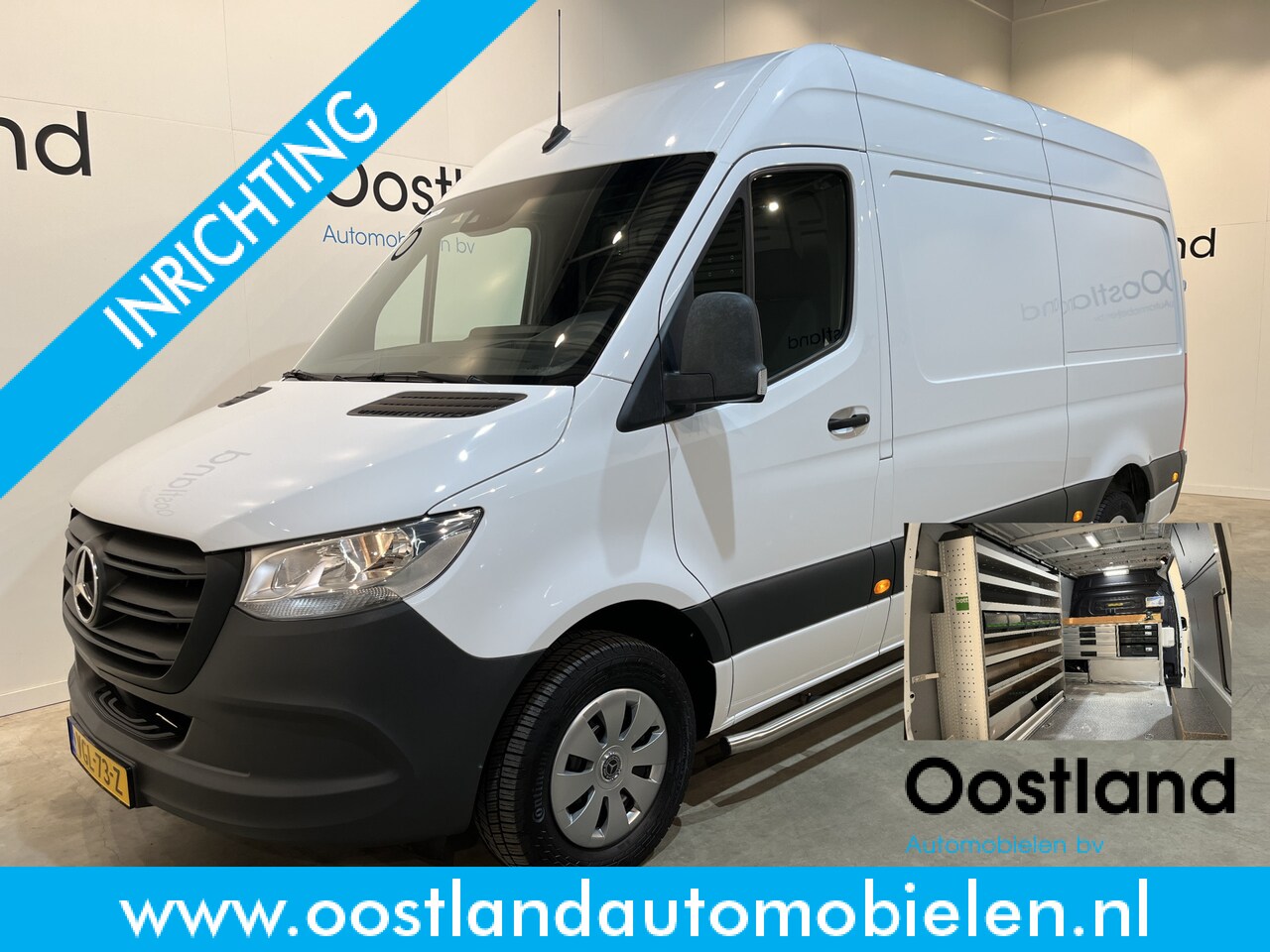 Mercedes-Benz Sprinter - 311 CDI L2H2 RWD / Euro 6 / Servicebus / Bott inrichting / 220V / Airco / Oprijplaat / Com - AutoWereld.nl