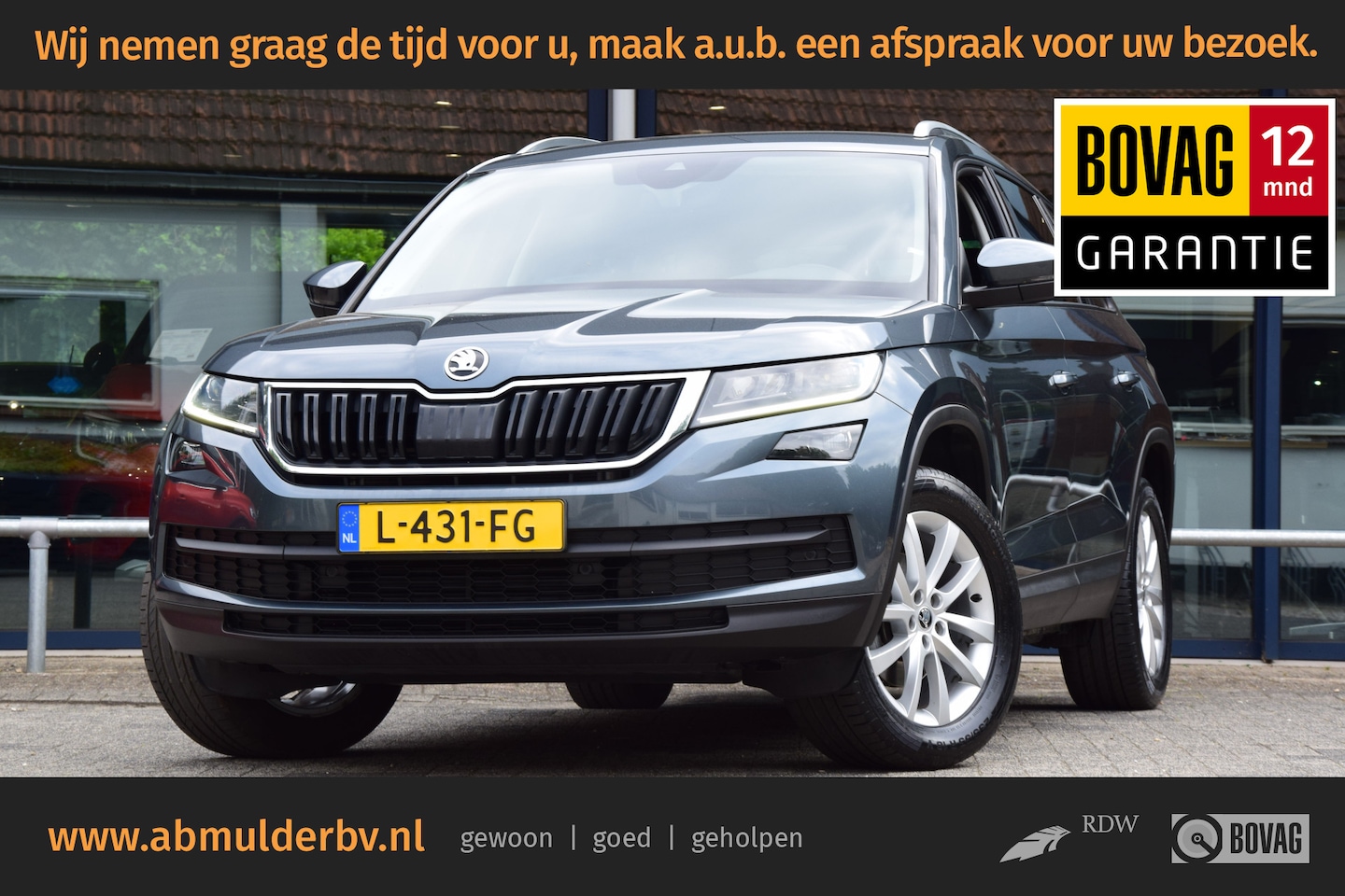 Skoda Kodiaq - 1.5 TSI 150PK Business Edition DSG Automaat | BOVAG Garantie | Org. NL | Trekhaak | Achter - AutoWereld.nl