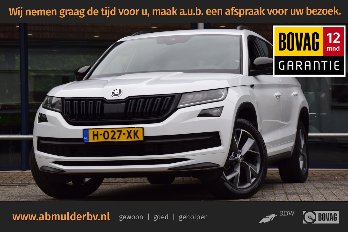 Skoda Kodiaq - 1.5 TSI 150PK Sportline Business DSG Automaat | Org. NL | BOVAG Garantie | Trekhaak | Pano - AutoWereld.nl