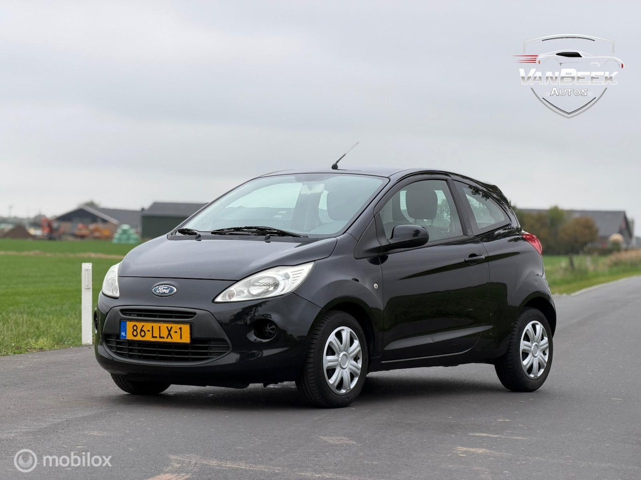 Ford Ka - 1.2 Cool&Sound Zwart Airco Dealeronderhoud - AutoWereld.nl