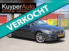 BMW 5-serie - 520i Luxury Edition NAP AUTOMAAT VOL LEDER MULTI MEDIA DEALER ONDERHOUDEN