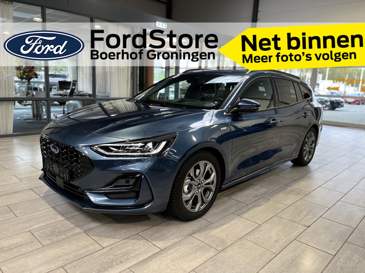 Ford Focus Wagon - ST-Line EcoBoost Hybrid 155 pk | Winter Pack | Adapt. Cruise | Camera | All Seasons | Keyl - AutoWereld.nl