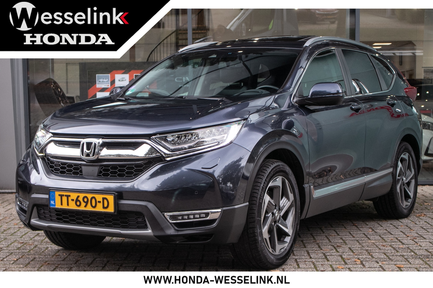 Honda CR-V - 1.5T AWD Executive Automaat - Schuifdak | Leder | Navigatie | Trekhaak | Dealer ond. - AutoWereld.nl