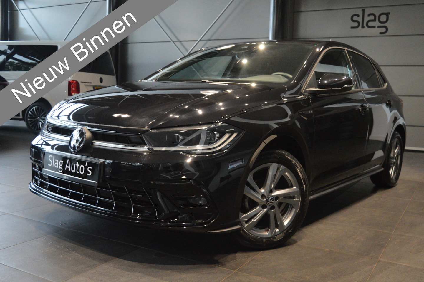 Volkswagen Polo - 1.0 TSI 2X R-LINE clima cruise keyless led camera !! - AutoWereld.nl