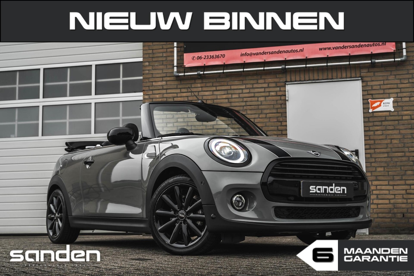 MINI Cabrio - 1.5 Cooper Chili|NAP|CarPlay|H&K|Cam|Stoelverw. - AutoWereld.nl