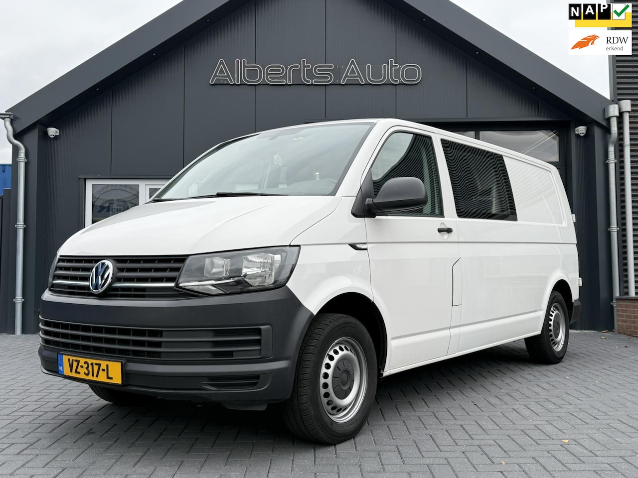 Volkswagen Transporter - 2.0 TDI L2H1 DC | NAP | 1e EIGENAAR | DUBBEL CABINE | - AutoWereld.nl
