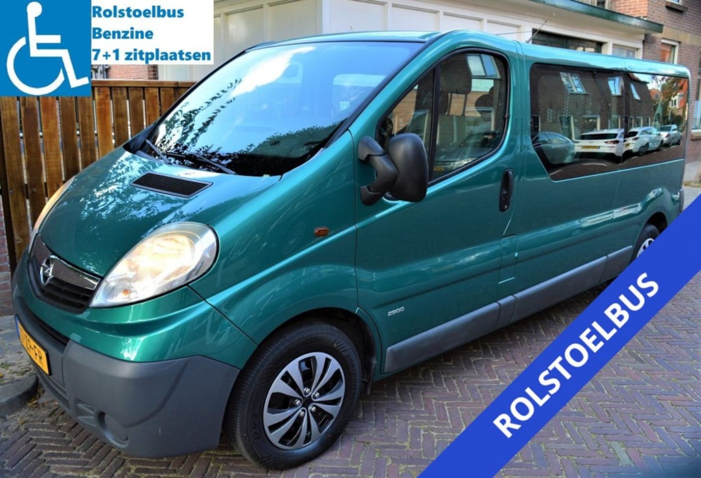 Opel Vivaro Combi - Combi 2.0-16v (BENZINE) ROLSTOELBUS 8-PERSOONS AIRCO EXPORT - AutoWereld.nl