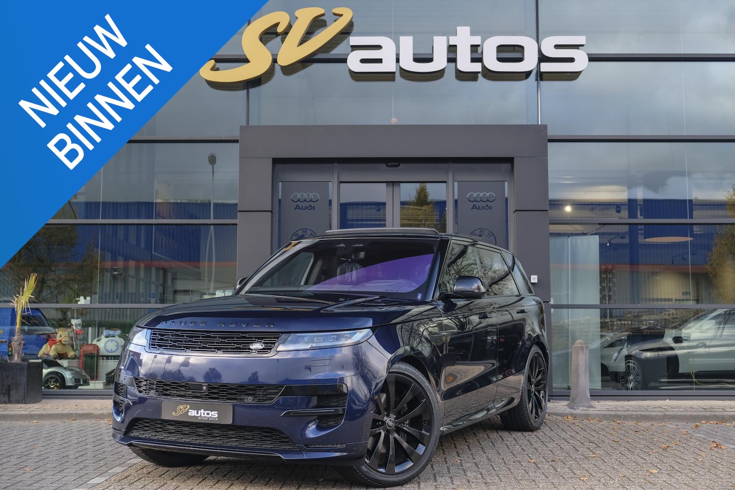 Land Rover Range Rover Sport - D350 350pk Autobiography Panoramadak Massage Stoelkoeling Meridian 3d Trekhaak 23" LMV - AutoWereld.nl