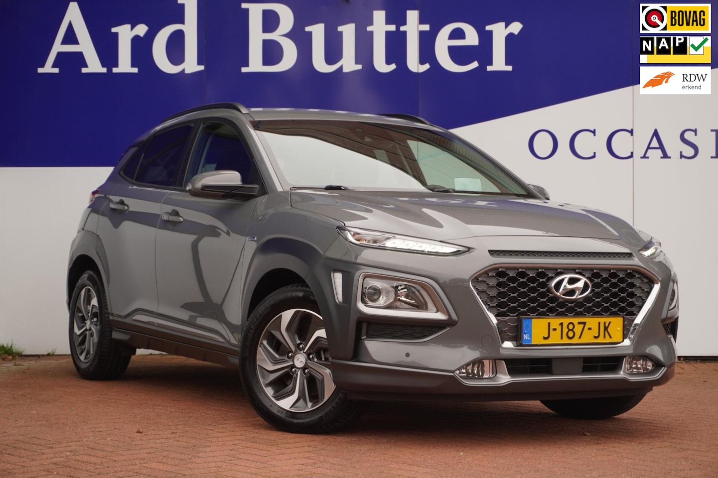 Hyundai Kona - 1.6 GDI HEV Fashion+Breed-navigatie+camera+krell-Sound+Kelles+ecc =TOP KLEUR = 46000KM !! - AutoWereld.nl