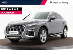 Audi Q5 Sportback - 55 TFSIe 367pk S-tronic S Edition Competition · Keyless · Camera · Inklap. Trekhaak · Elek