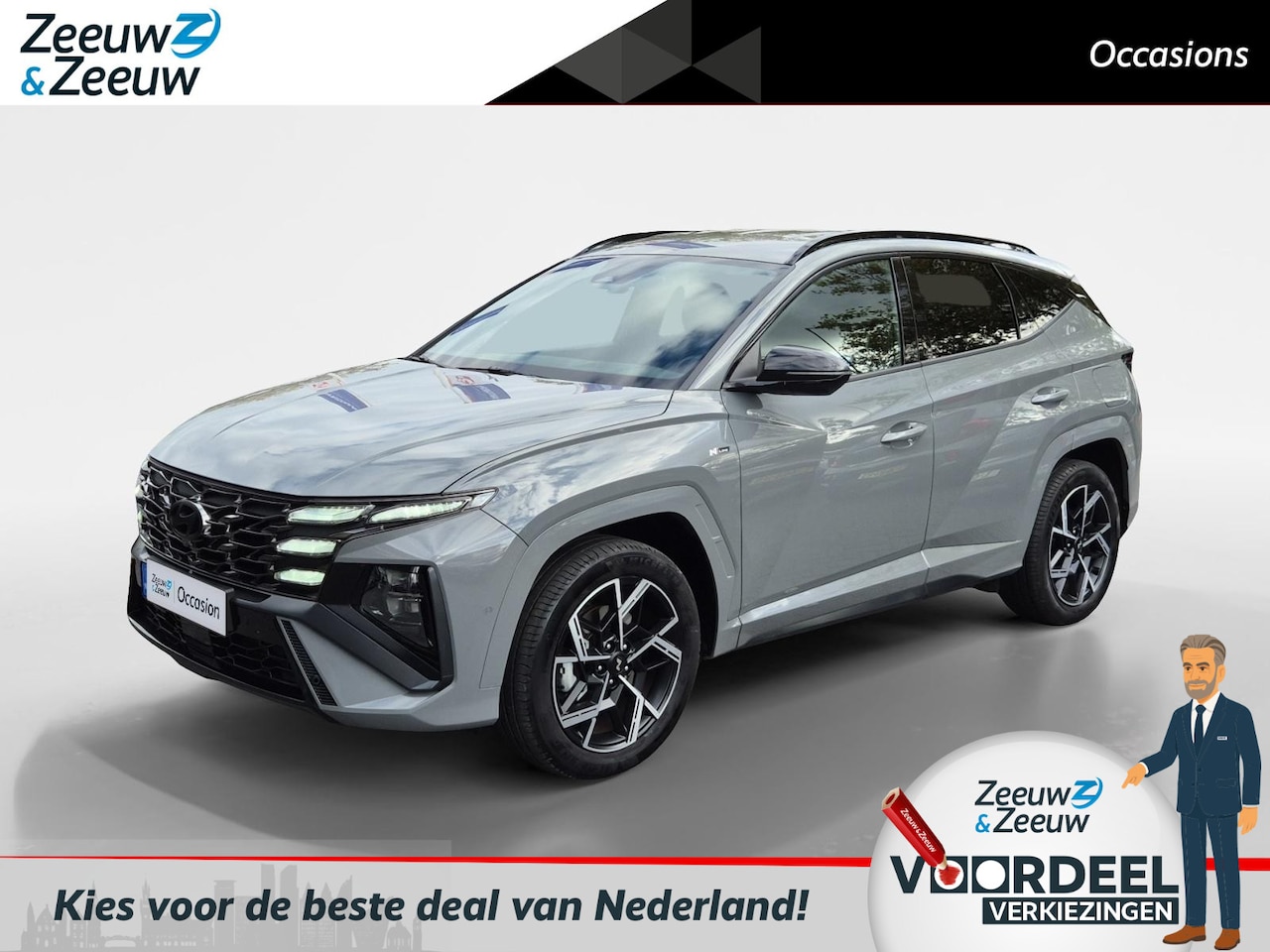 Hyundai Tucson - 1.6 T-GDI HEV N Line | Airco | Navi | Camera | LM Velgen | Trekhaak | Stoelverwarming | St - AutoWereld.nl