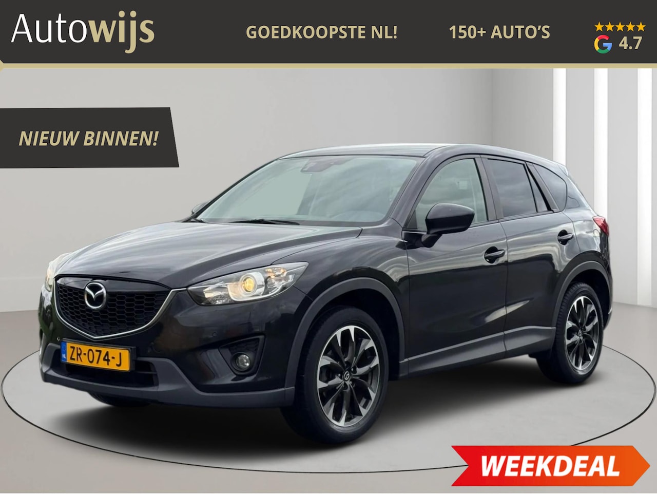 Mazda CX-5 - 2.0 TS+ 2WD|Xenon|Trekhaak|Clima|Dealer onderhouden|Cruise - AutoWereld.nl