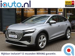Audi Q4 Sportback e-tron - 40 S edition 77 kWh S-Line/Camera/Keyless/Head-up/Elek. klep/ACC/20"/Trekhaak wegkl