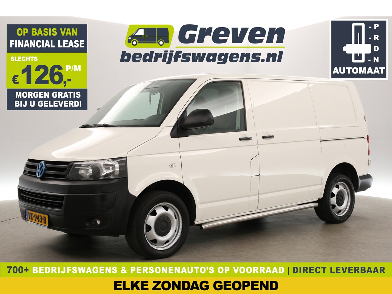 Volkswagen Transporter - 2.0 TDI L1H1 4Motion | 180PK | Automaat | Airco | 2xSchuifdeur | Cruise | Trekh. | Parkeer - AutoWereld.nl