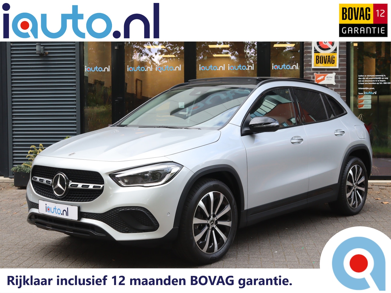 Mercedes-Benz GLA-Klasse - 250 e Progressive Night Pano/LED/Leder/Keyless/Camera/Elek. stoelen/Dodehoek/19"/Trekhaak - AutoWereld.nl