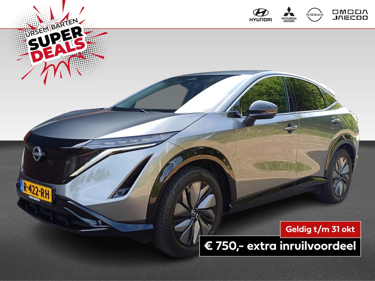 Nissan Ariya - Advance 66 kWh uniek lage kmstand ! - AutoWereld.nl