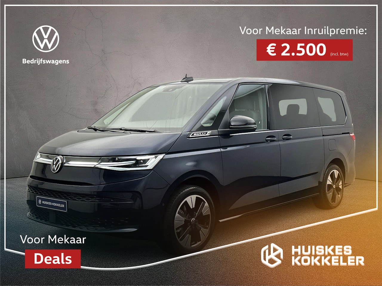 Volkswagen Multivan - 1.5 245pk DSG eHybrid L2 Bulli Edition 4Motion > € 2.500,= Inruilpremie < | 19" Velgen | A - AutoWereld.nl