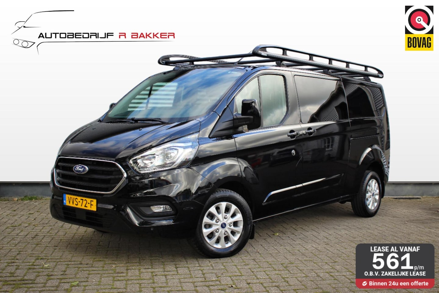 Ford Transit Custom - 300 2.0 TDCI L2H1 Limited DC // Dubbele cabine | 2x Schuif | Imperiaal | Klasse 3 | Camera - AutoWereld.nl