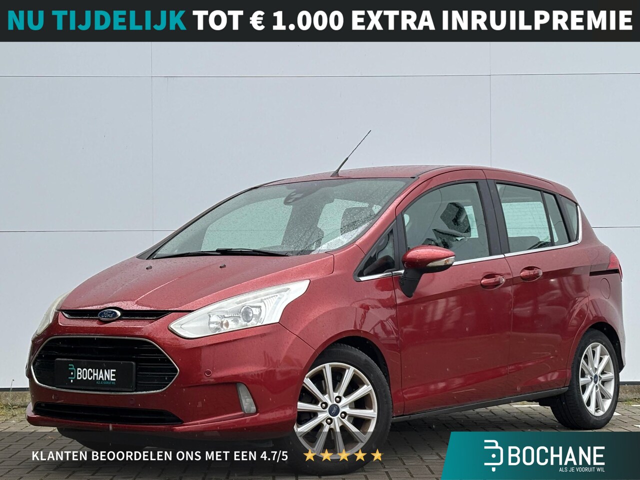 Ford B-Max - 1.0 EcoBoost Titanium | Trekhaak | Camera | Navigatie | - AutoWereld.nl