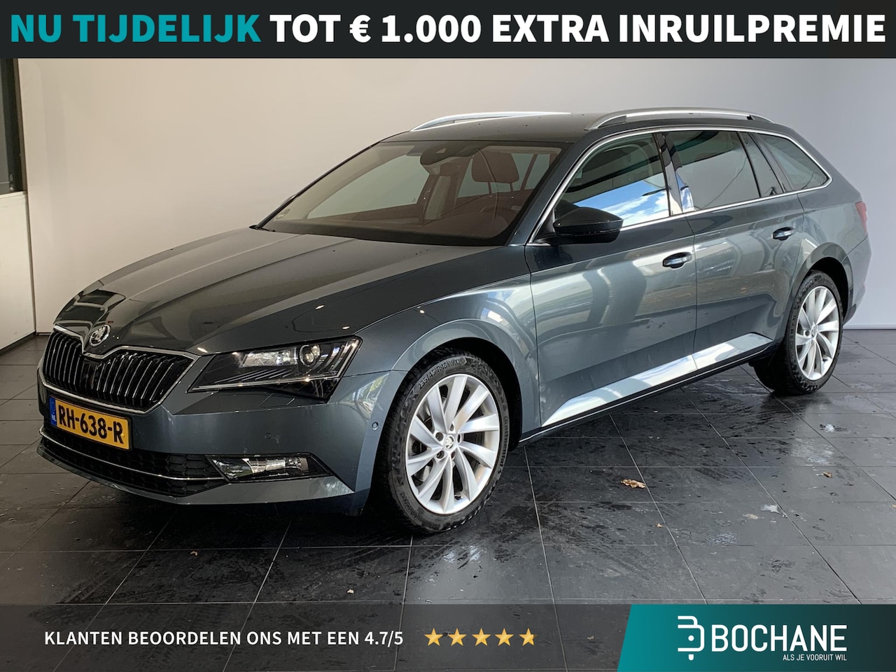 Skoda Superb Combi - 1.4 TSI ACT Sportline Business | AUTOMAAT | AFNEEMBARE TREKHAAK | NAVIGATIE | ACHTERUITRIJ - AutoWereld.nl