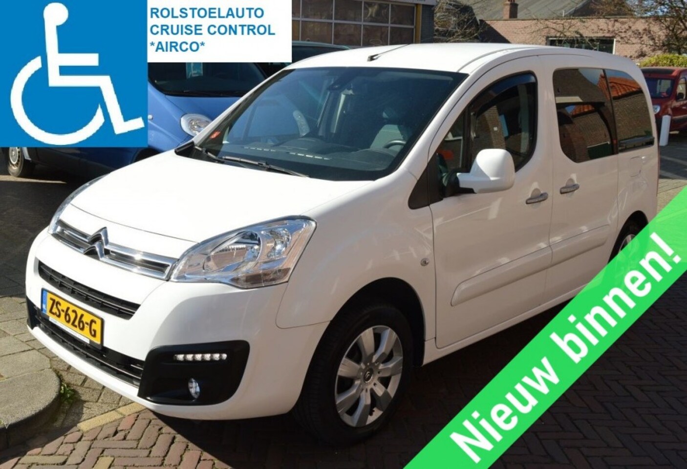 Citroën Berlingo - 1.6-16v  ROLSTOELAUTO 39.000 km!!  AIRCO  CRUISE CONTROL 5- Persoons - AutoWereld.nl