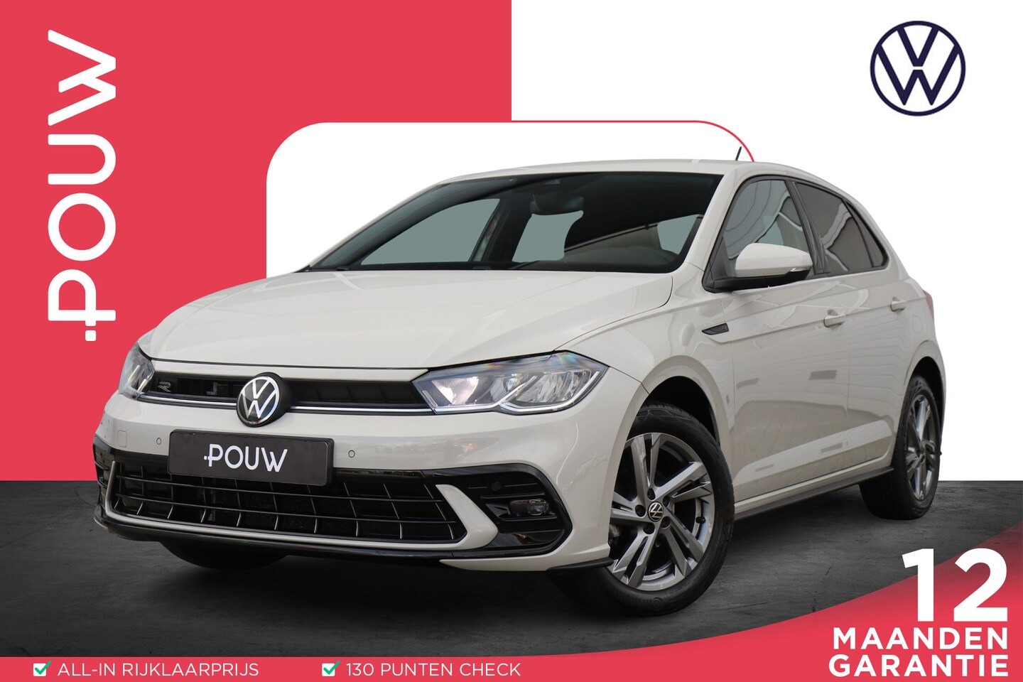 Volkswagen Polo - 1.0 TSI R-Line | Navigatie | App Connect | R-Line In- & Exterieur | Climatronic - AutoWereld.nl