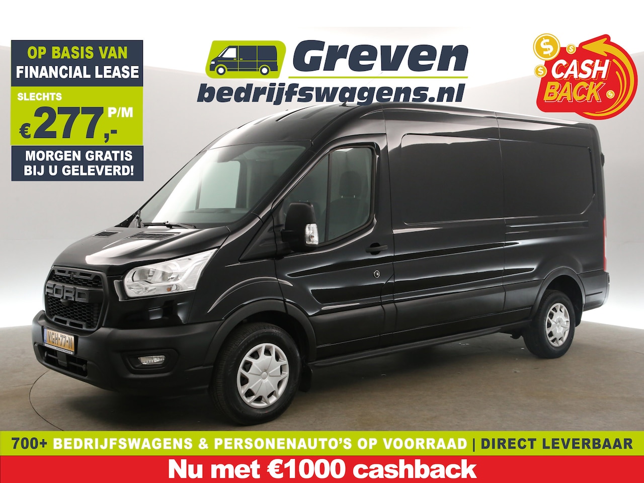 Ford Transit - 2.0 TDCI L3H2 | MARGE | Airco | Camera | Cruise | 3-Zits | Trekh. | Parkeersens. | LED - AutoWereld.nl