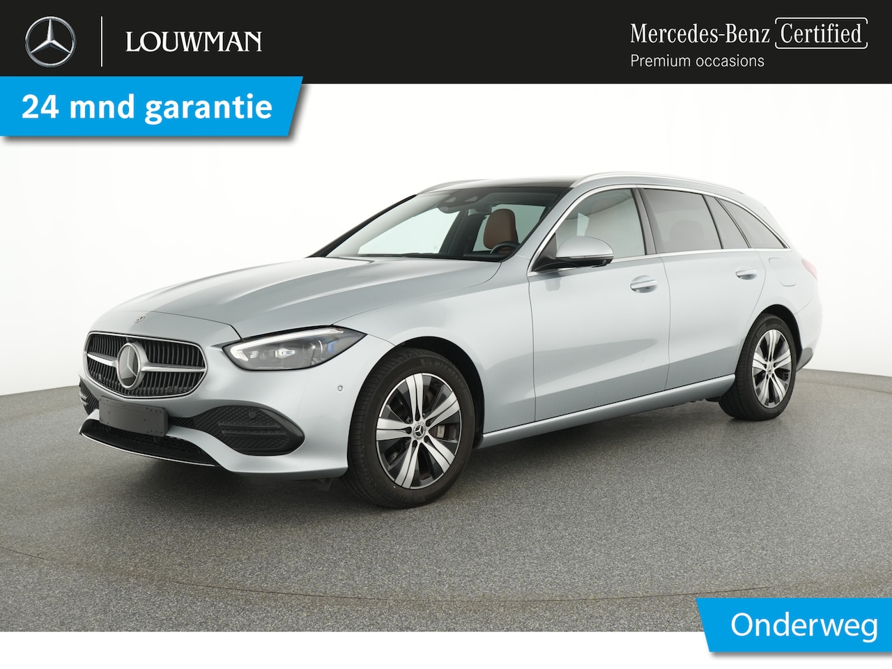 Mercedes-Benz C-klasse Estate - 300 e AMG Plug-In Hybride Panorama Schuif-Kanteldak | Trekhaak | Digital Light | 360° came - AutoWereld.nl
