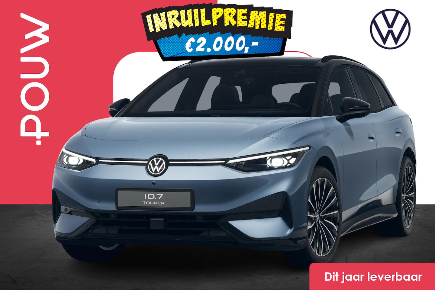 Volkswagen ID.7 Tourer - 286pk Pro Limited Edition 77 kWh | 20" Velgen | Trekhaak Wegklapbaar - AutoWereld.nl