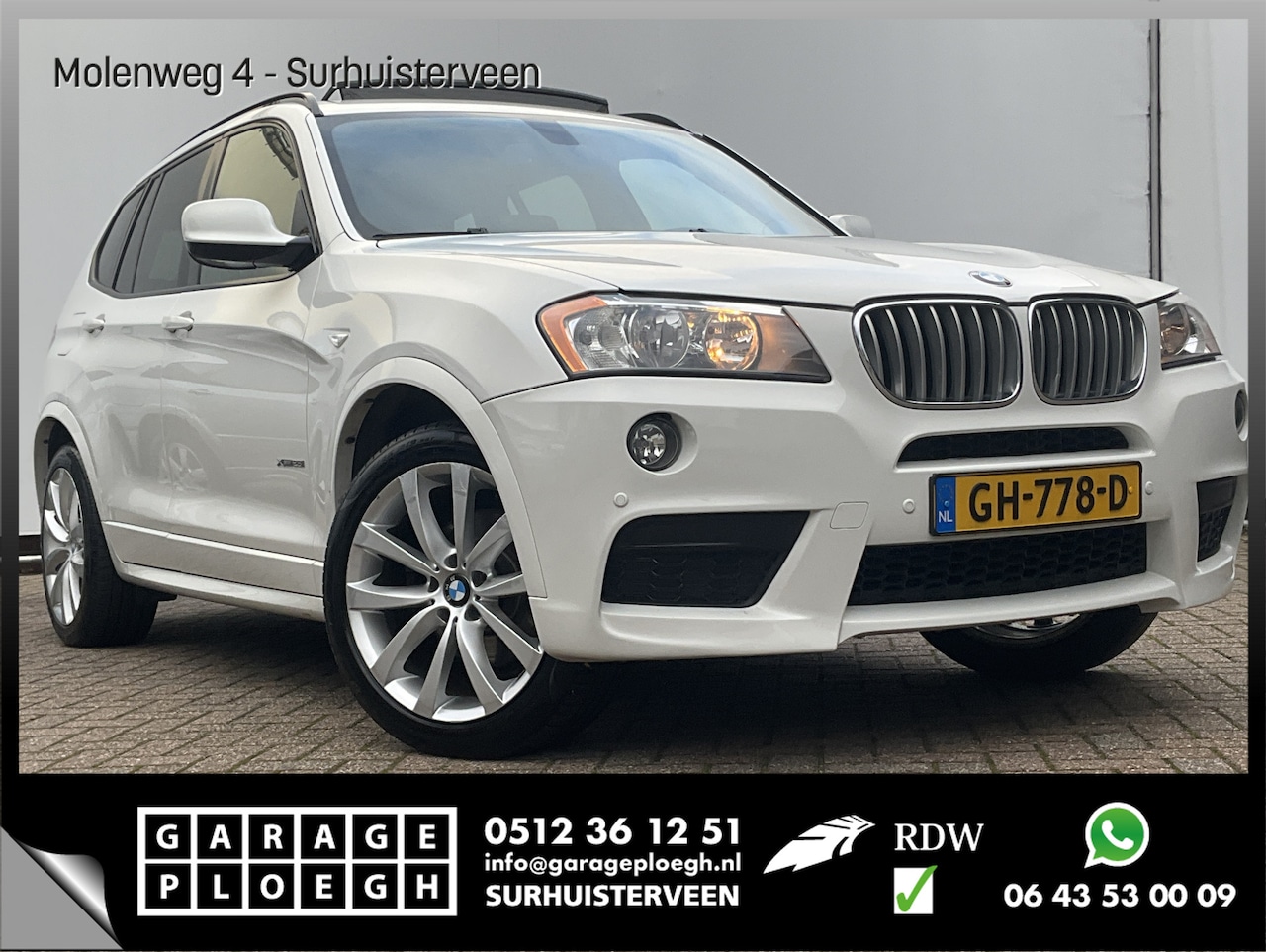 BMW X3 - xDrive28i 245PK High Executive M-Sport Trekhaak Pano Leer Memory Voll.Onderhouden! - AutoWereld.nl