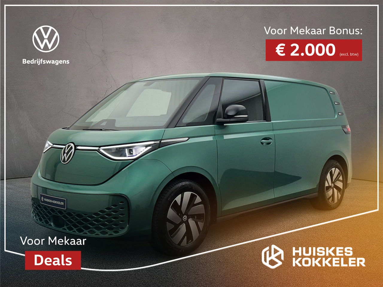 Volkswagen ID. Buzz Cargo - Anniversary Edition 286pk 79 kWh > netto prijs excl. BTW en kosten rijklaarmaken < | Trekh - AutoWereld.nl