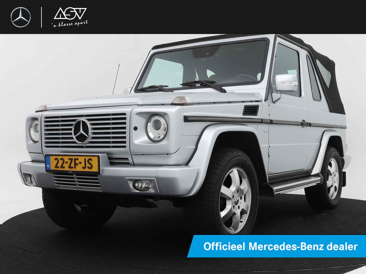 Mercedes-Benz G-klasse - 500 Cabrio Volledig ASV Dealer onderhouden, Unieke auto!! - AutoWereld.nl