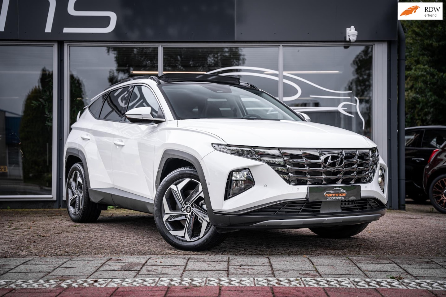 Hyundai Tucson - 1.6 GDi Comfort Hybrid Adaptive Cruise|Lane Assist|Digital Dash|Led|Pano|Stoel verwarming/ - AutoWereld.nl