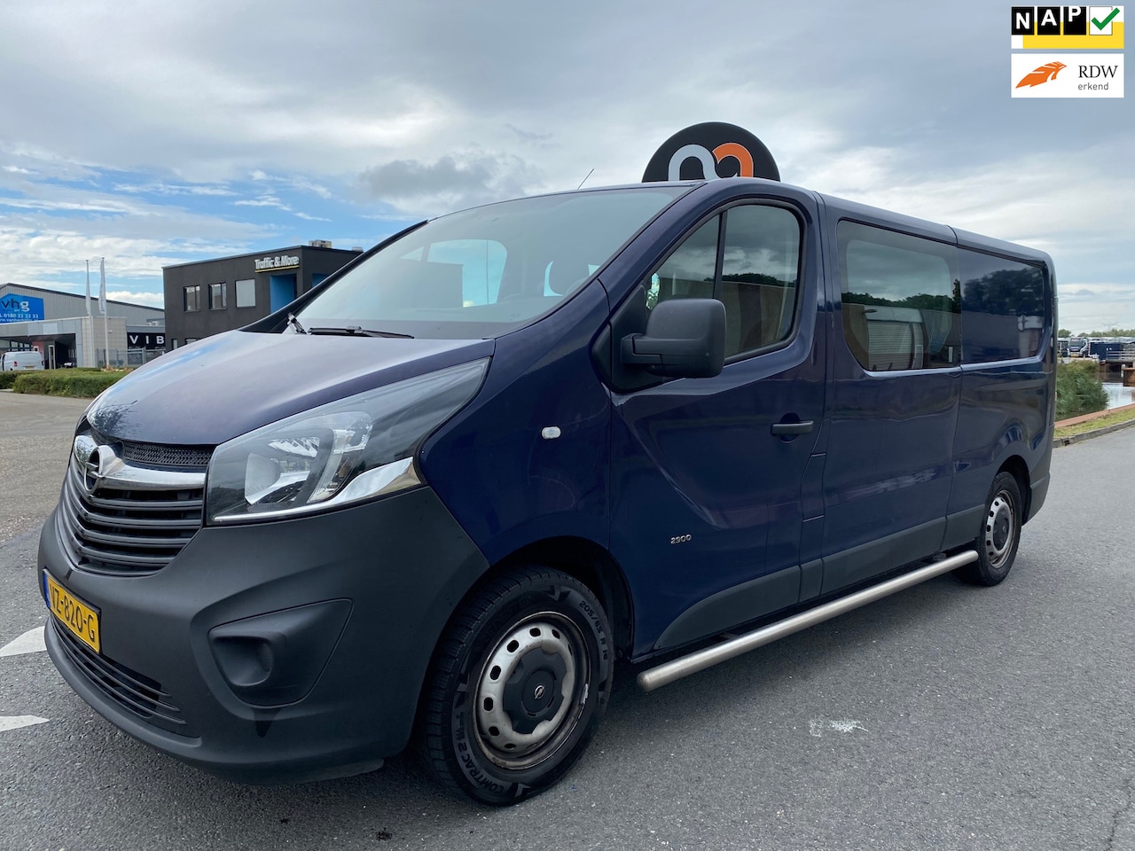 Opel Vivaro - 2016 * 1.6 CDTI L2H1 DC Sport EcoFlex * DUBBEL CABINE * SIDE BARS* ELEC. RAMEN - AutoWereld.nl