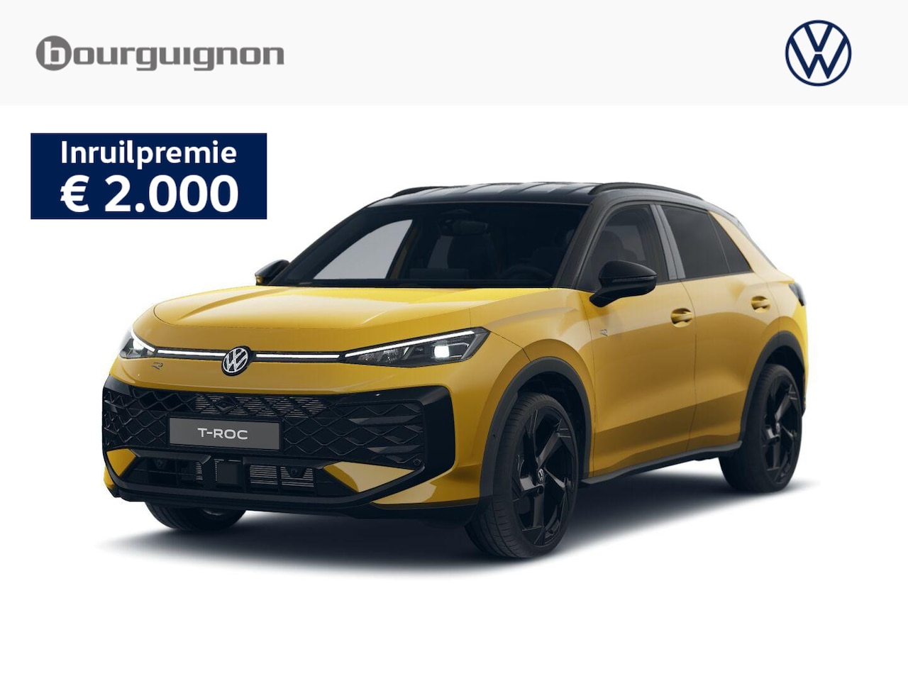 Volkswagen T-Roc - R-Line First Edition 1.5 eTSI 150 PK | Trekhaak | Elektrische Achterklep | 360 Camera | He - AutoWereld.nl