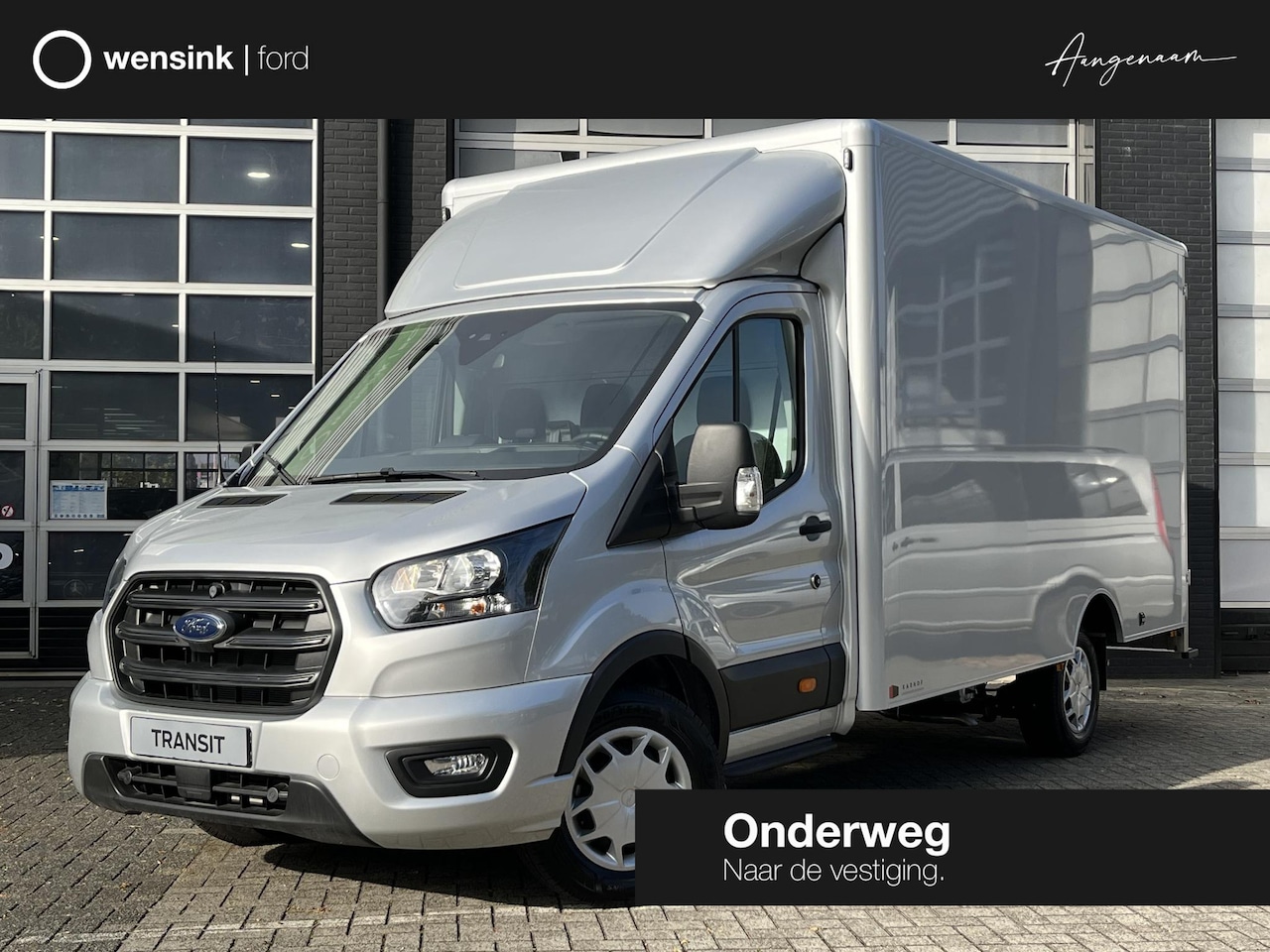 Ford Transit - 350 170pk L4H1 Skeletal Bakwagen! Airco / Cruise control / Karhof Gesloten Bak + Deuren / - AutoWereld.nl