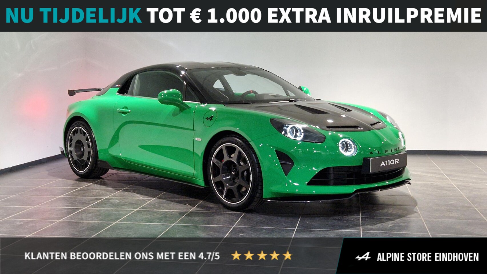 Alpine A110 - 1.8 Turbo R Turini | Heritage Color Vert Jardin - AutoWereld.nl