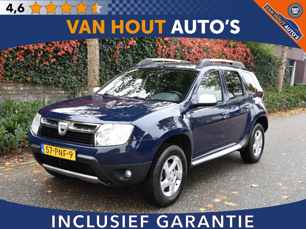 Dacia Duster - 1.6 Lauréate 2wd | LEDER | TREKHAAK | AIRCO - AutoWereld.nl