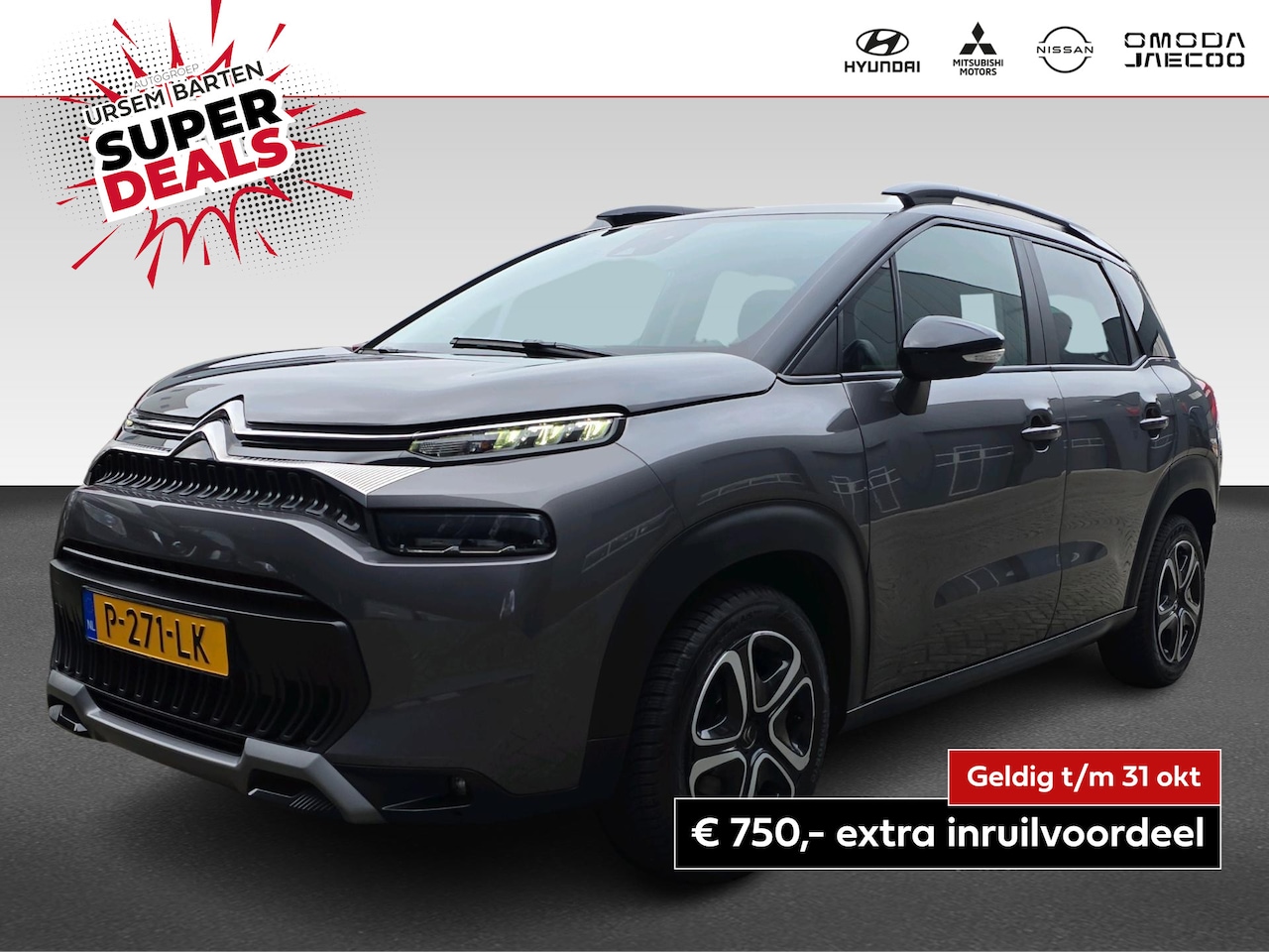 Citroën C3 Aircross - 1.2 PureTech Feel | Cruisecontrol | Navigatie | Apple Carplay/ Android Auto | Airco | - AutoWereld.nl