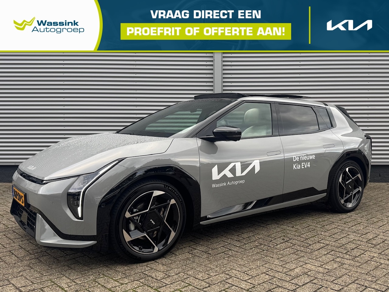 Kia EV4 - 81,4 kWh 204PK GT-PlusLine | Stoelventilatie | Memory | Schuif/Kanteldak | 360 Camera | - AutoWereld.nl