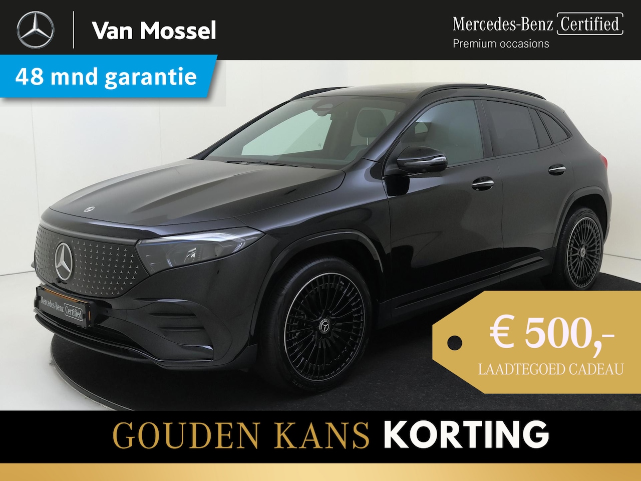 Mercedes-Benz EQA - 250+ AMG Line 71 kWh / Panoramadak/ Night/ Rijassistentiepakket/ El. Trekhaak/ 20 inch - AutoWereld.nl