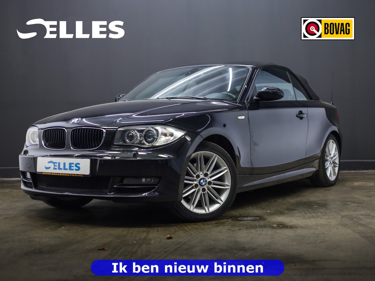 BMW 1-serie Cabrio - 118i High Executive trekhaak | Stoelverwarming | Parkeersensoren - AutoWereld.nl
